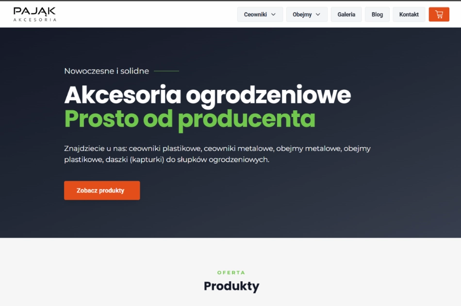 Pająk Akcesoria